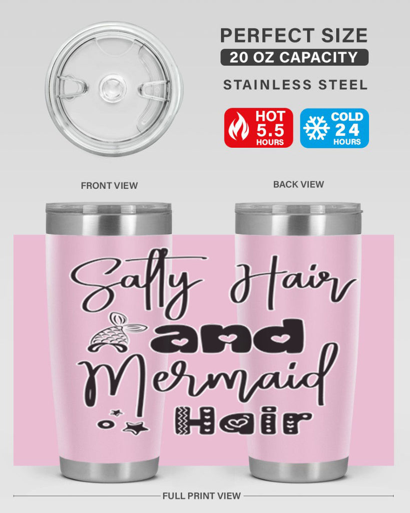 Salty Hair and Mermaid Hair 572#- mermaid- Tumbler