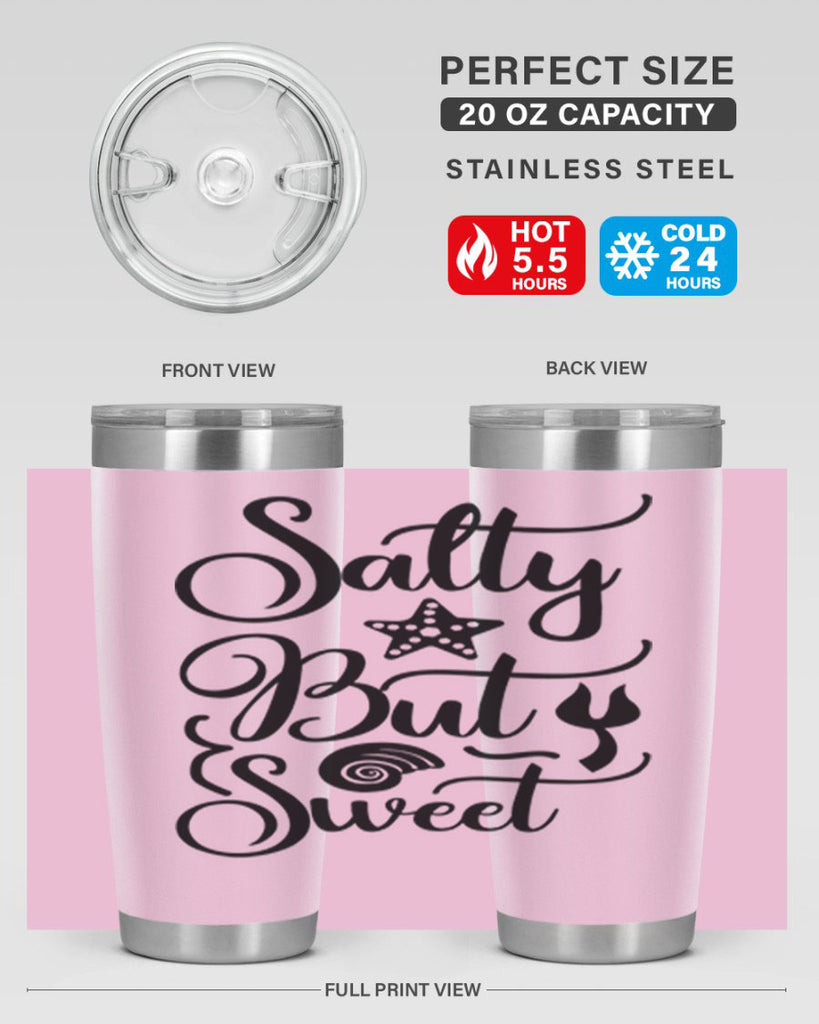 Salty but sweet design 571#- mermaid- Tumbler