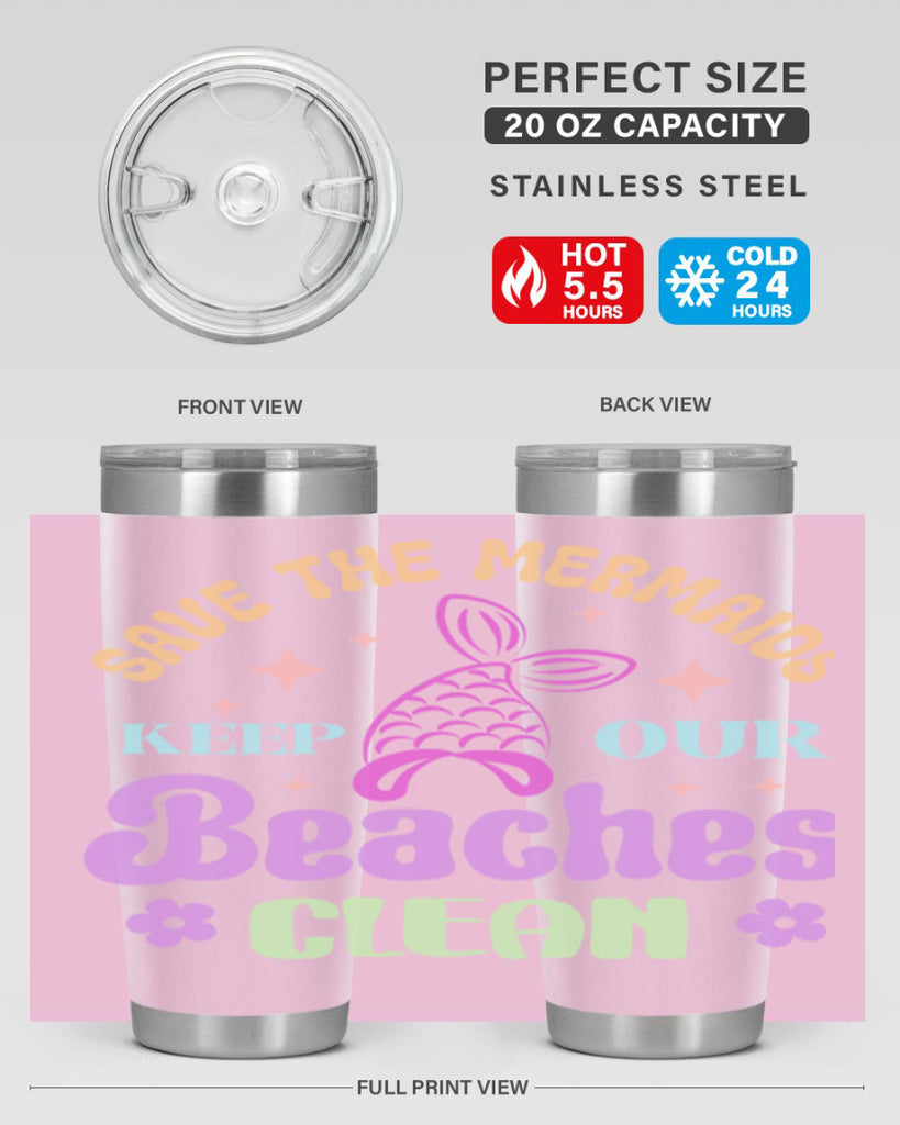 Save The Mermaids Keep Our 577#- mermaid- Tumbler