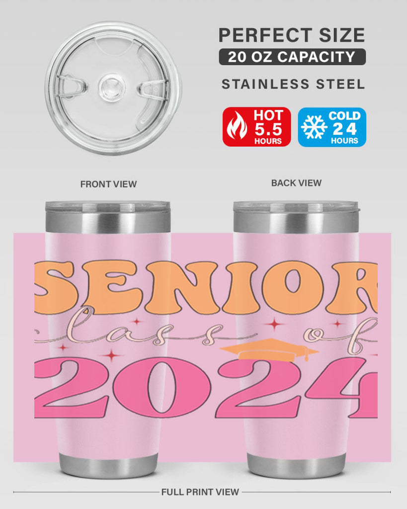 Senior class of 2024 17#- 12th grade- Tumbler
