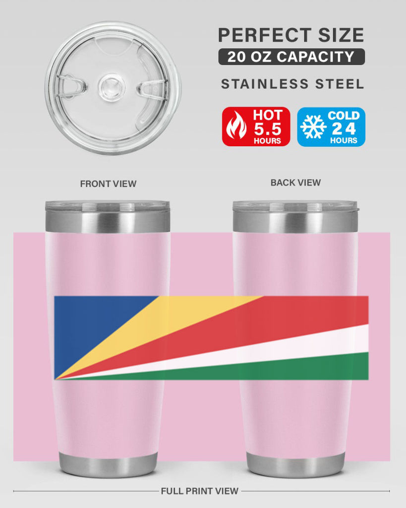 Seychelles 43#- world flags- Tumbler