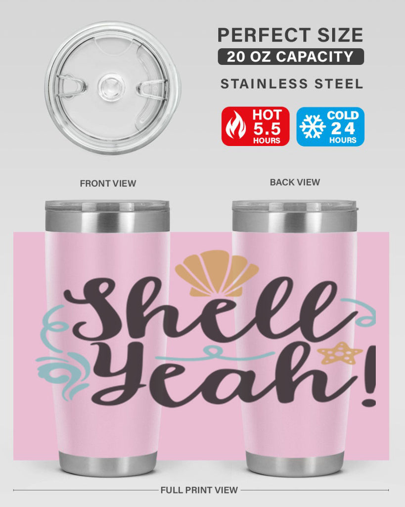 Shell Yeah 592#- mermaid- Tumbler