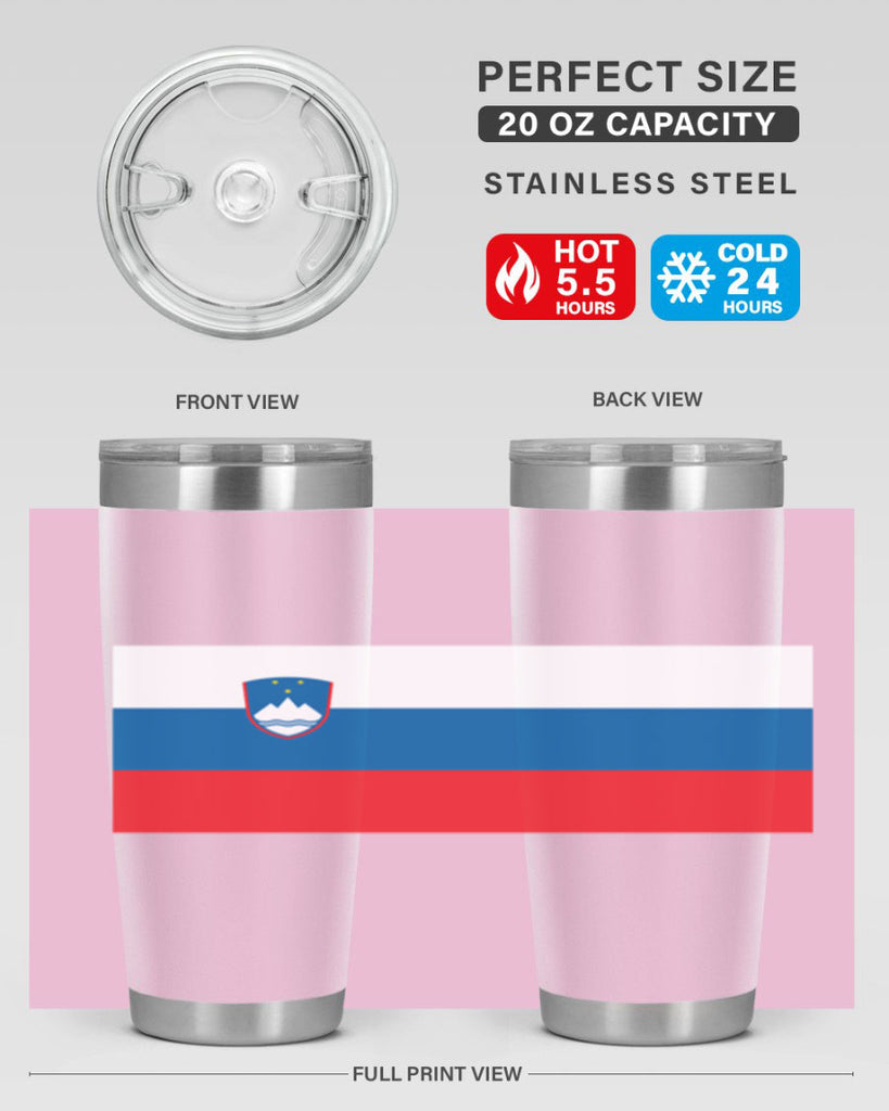 Slovenia 39#- world flags- Tumbler