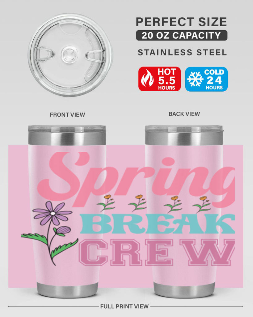 Spring Break Crew  484#- spring- Tumbler