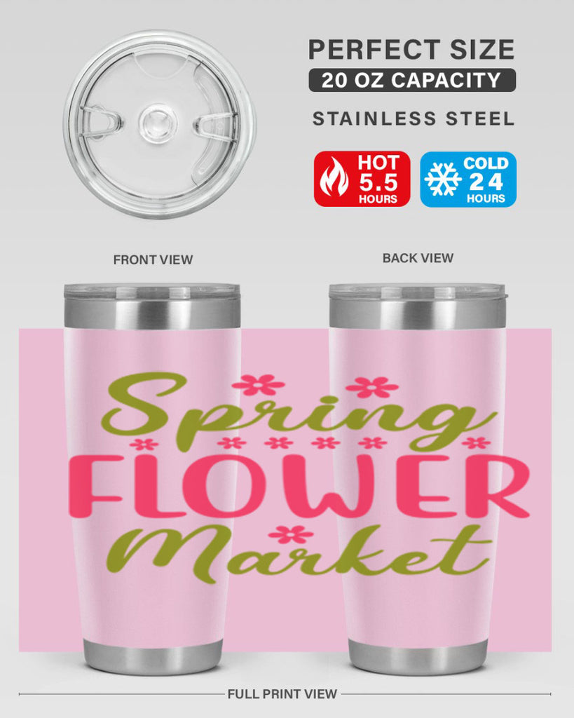 Spring Flower Market 423#- spring- Tumbler