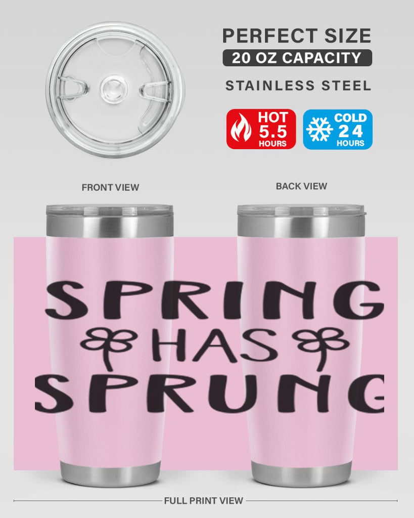 Spring has sprung design  490#- spring- Tumbler