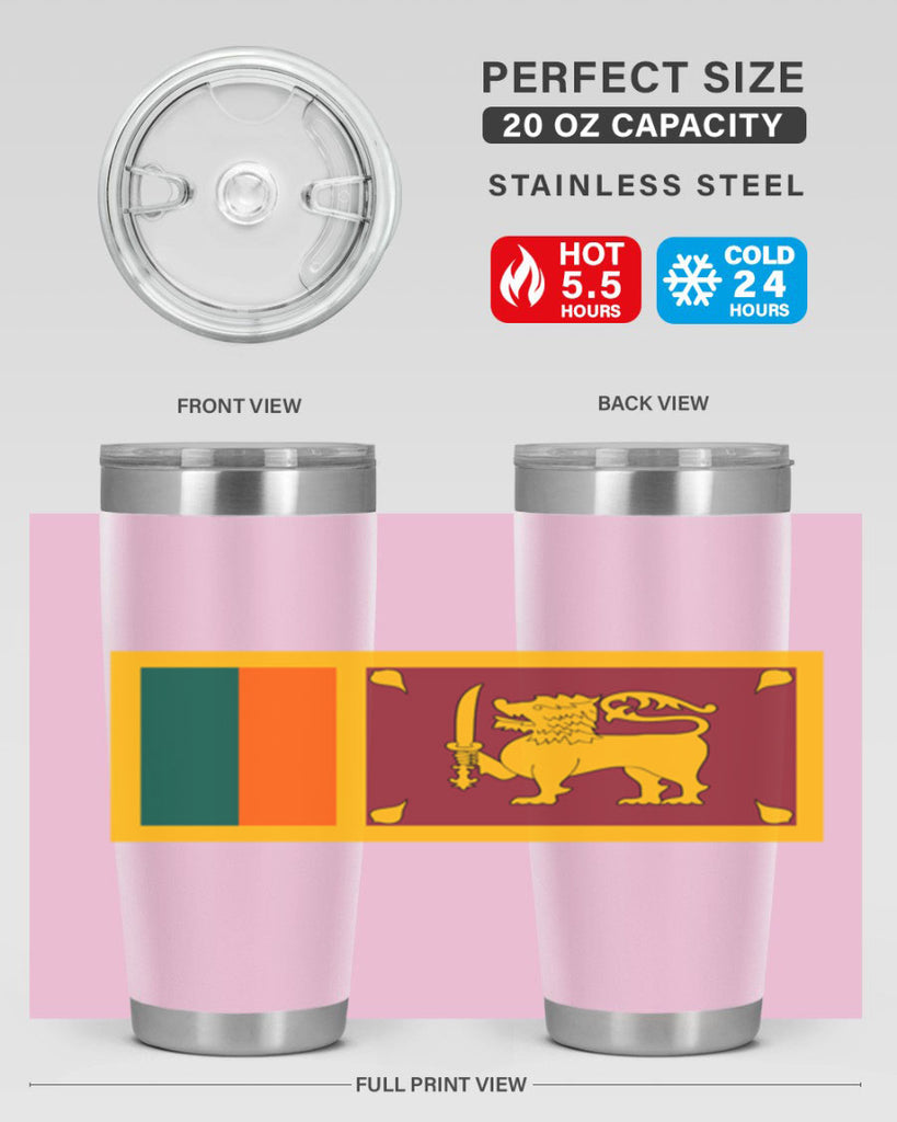 Sri Lanka 32#- world flags- Tumbler