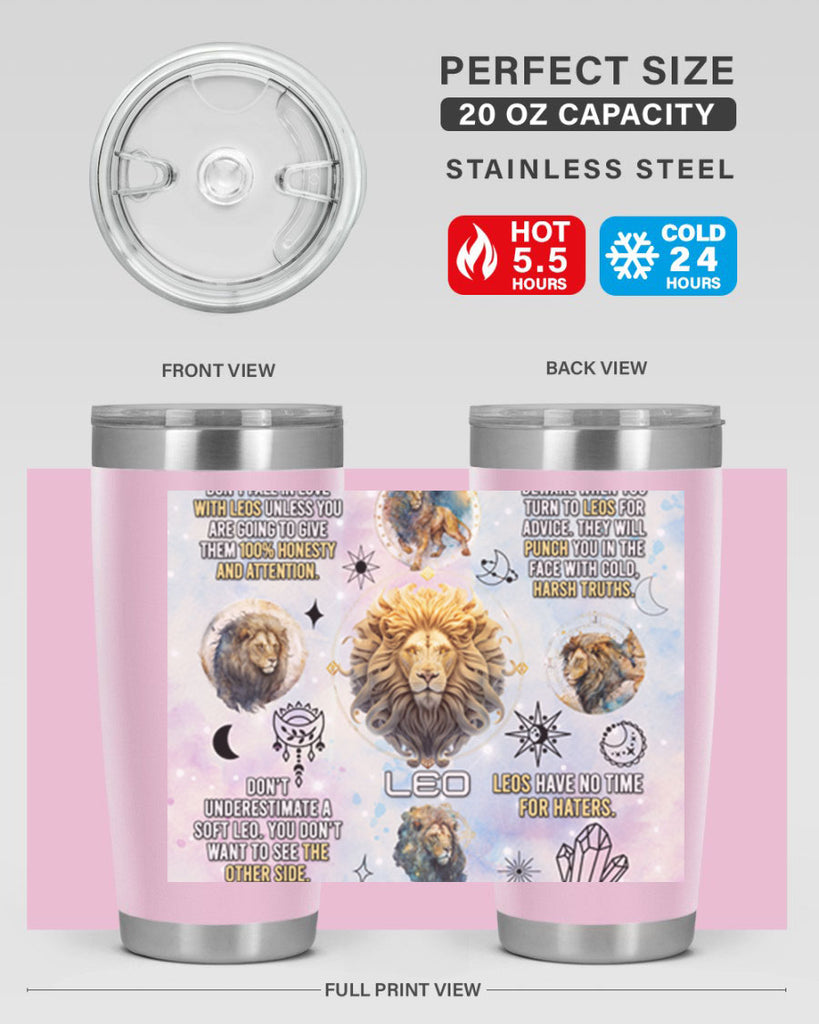 StraightLeo 473#- zodiac- Tumbler
