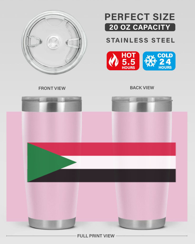 Sudan 31#- world flags- Tumbler