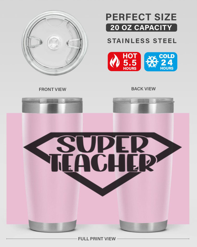 Super Teacher Style 55#- teacher- tumbler