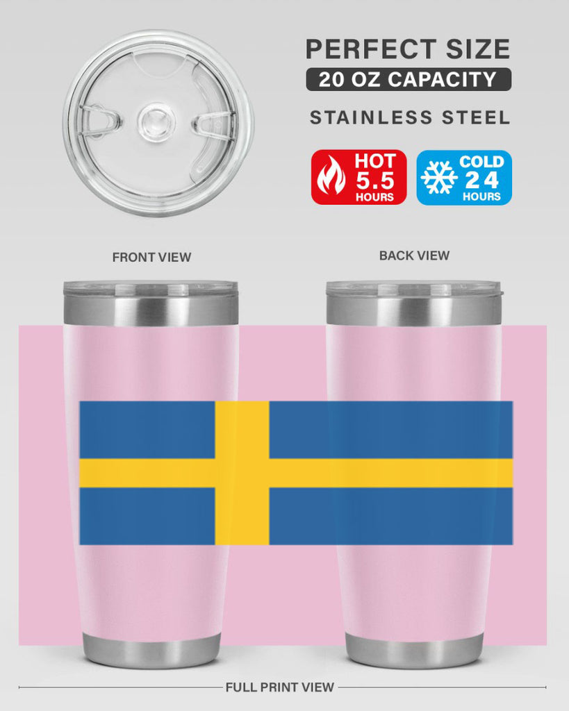 Sweden 29#- world flags- Tumbler