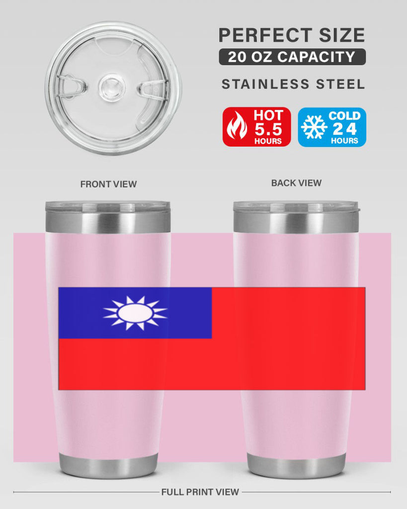 Taiwan 26#- world flags- Tumbler
