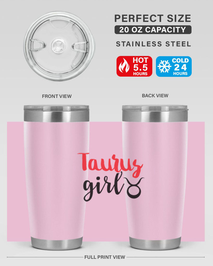 Taurus girl 489#- zodiac- Tumbler