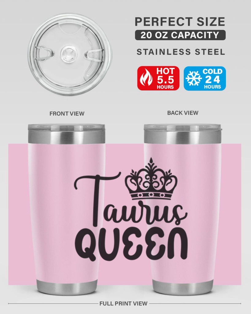 Taurus queen 504#- zodiac- Tumbler