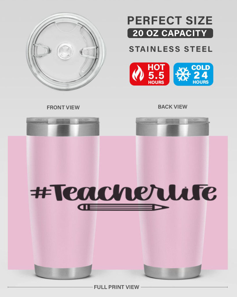 Teacher Life Style 50#- teacher- tumbler