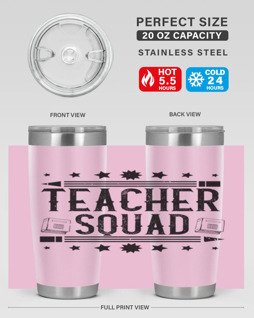 Teacher squad Style 14#- teacher- tumbler