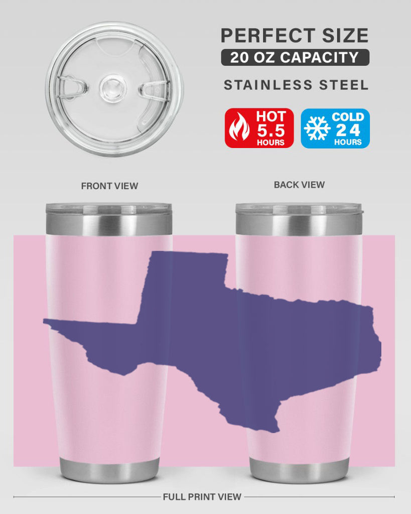 Texas 8#- stateflags- Tumbler