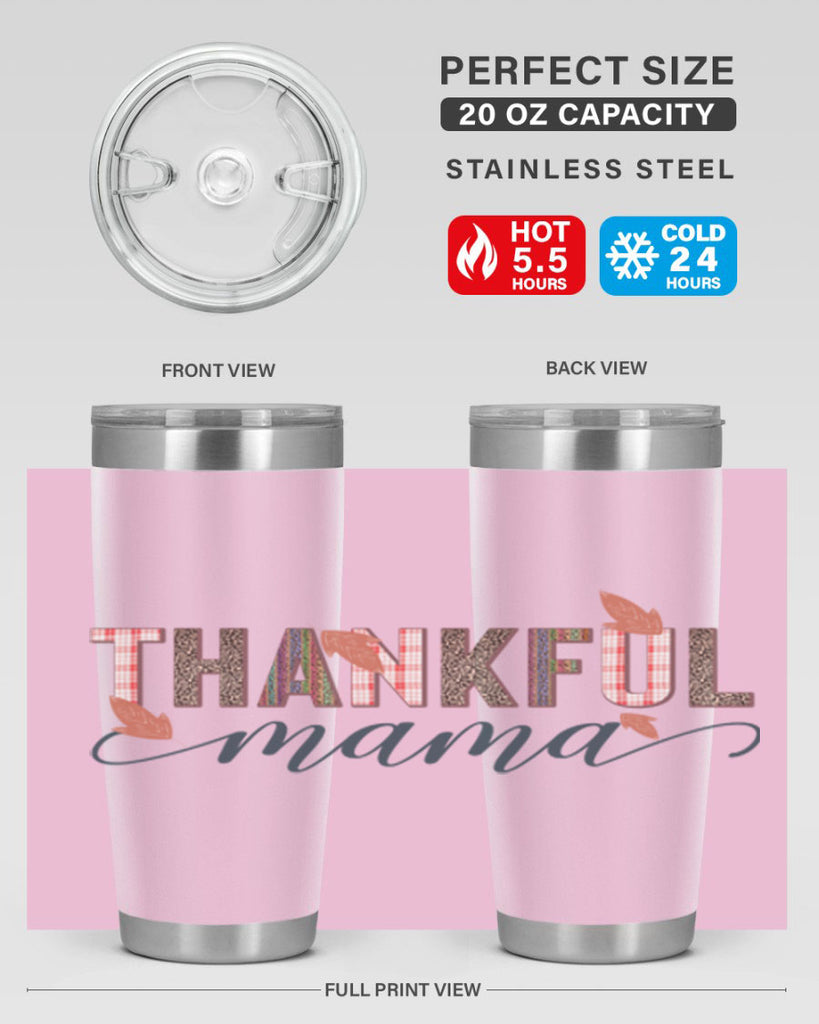 Thankful mama 606#- fall- Tumbler