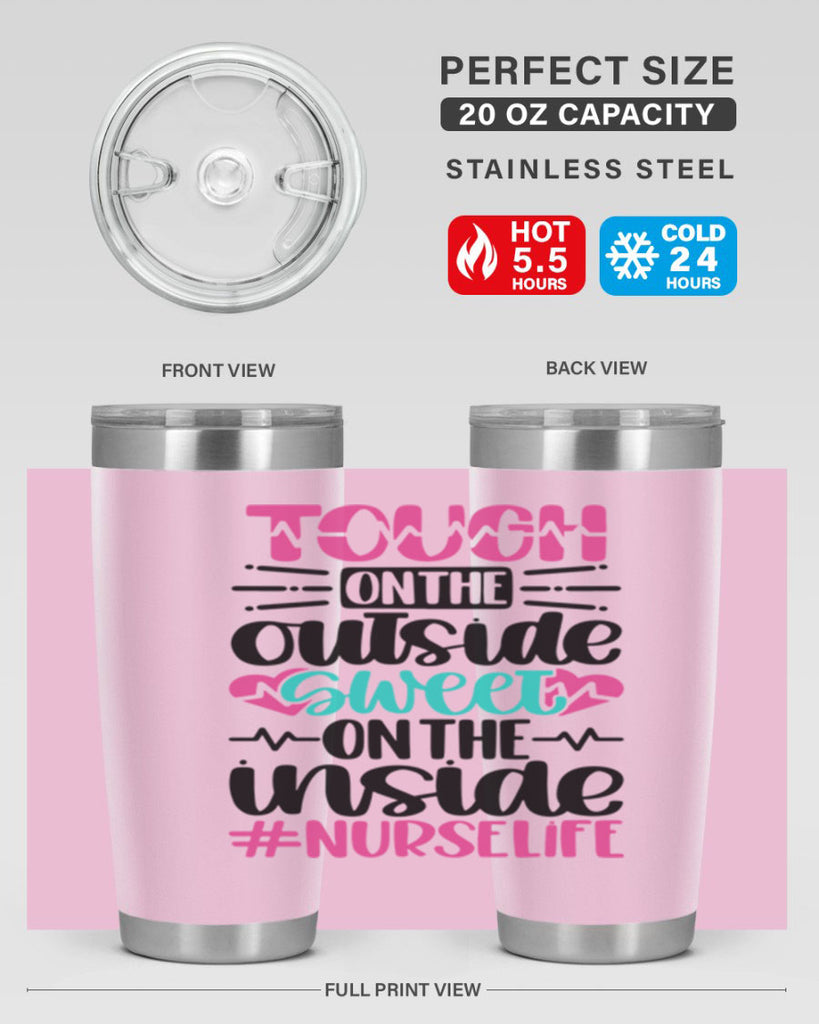 Tough On The Outside Style Style 15#- nurse- tumbler