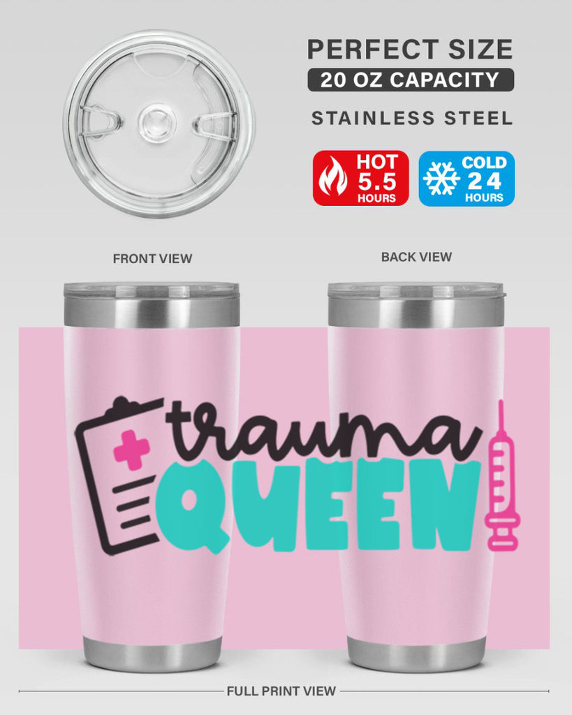 Trauma Queen Style Style 11#- nurse- tumbler