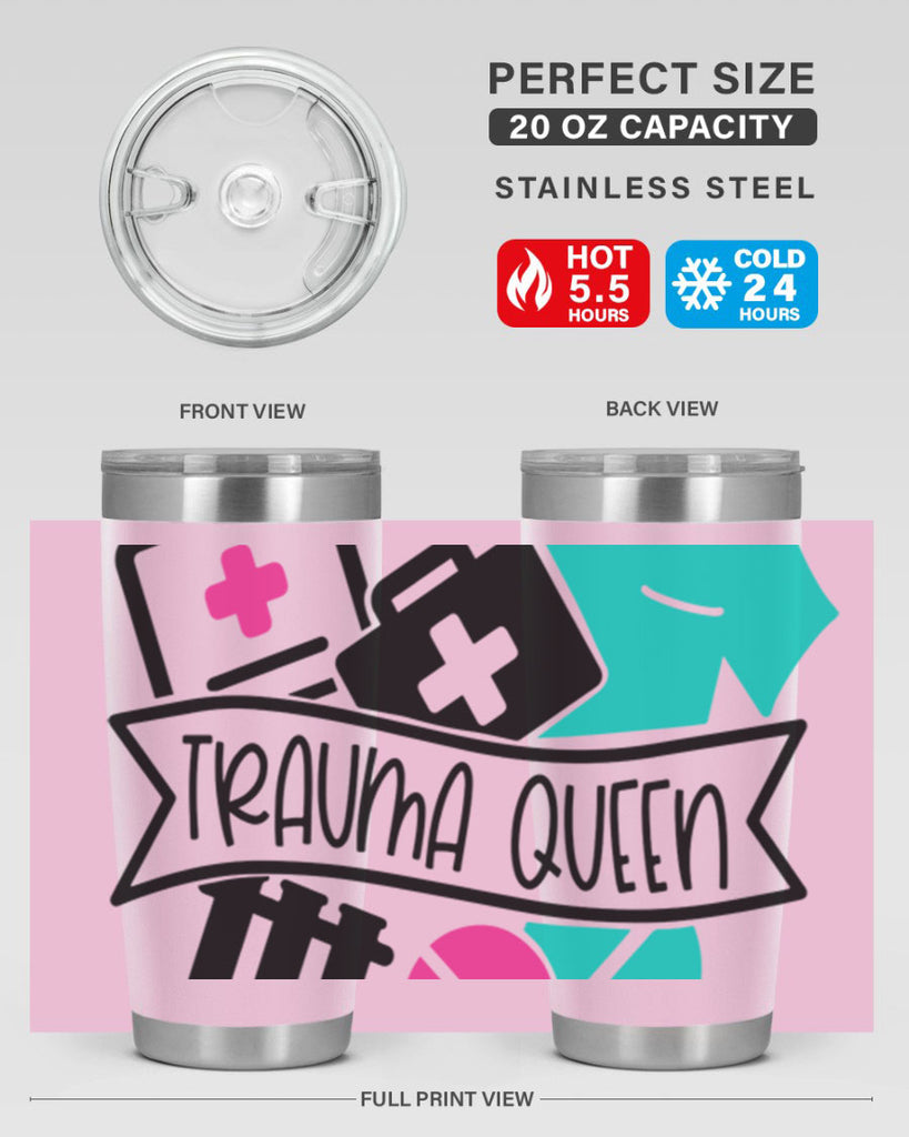 Trauma Queen Style Style 13#- nurse- tumbler