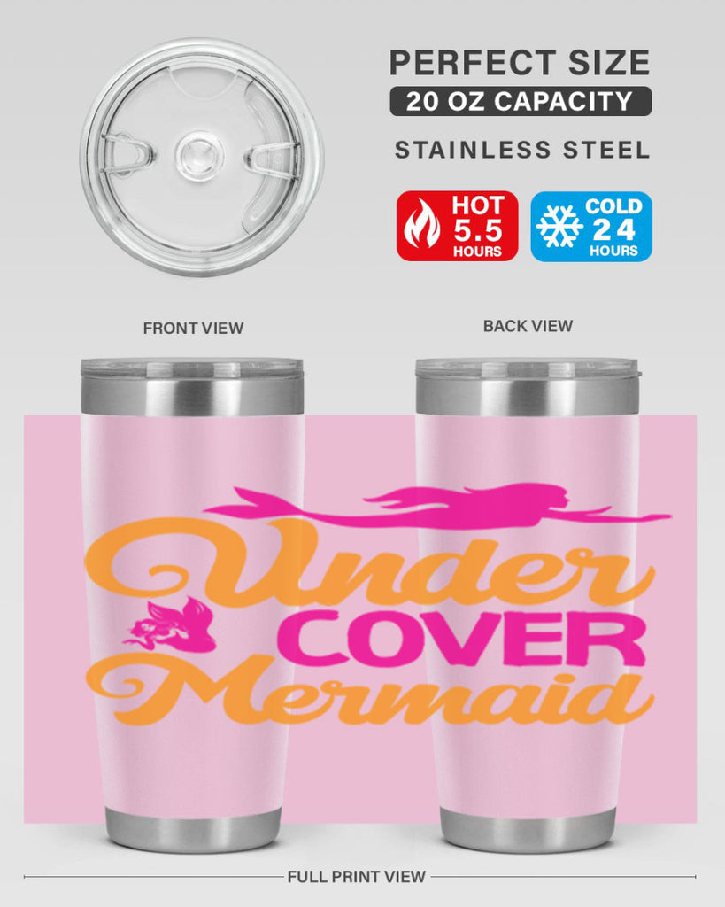 Under Cover Mermaid 638#- mermaid- Tumbler