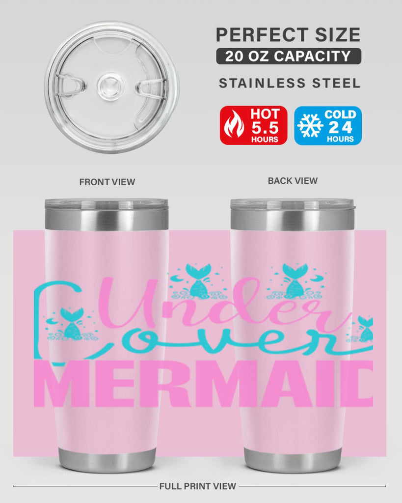 Under Cover Mermaid 643#- mermaid- Tumbler