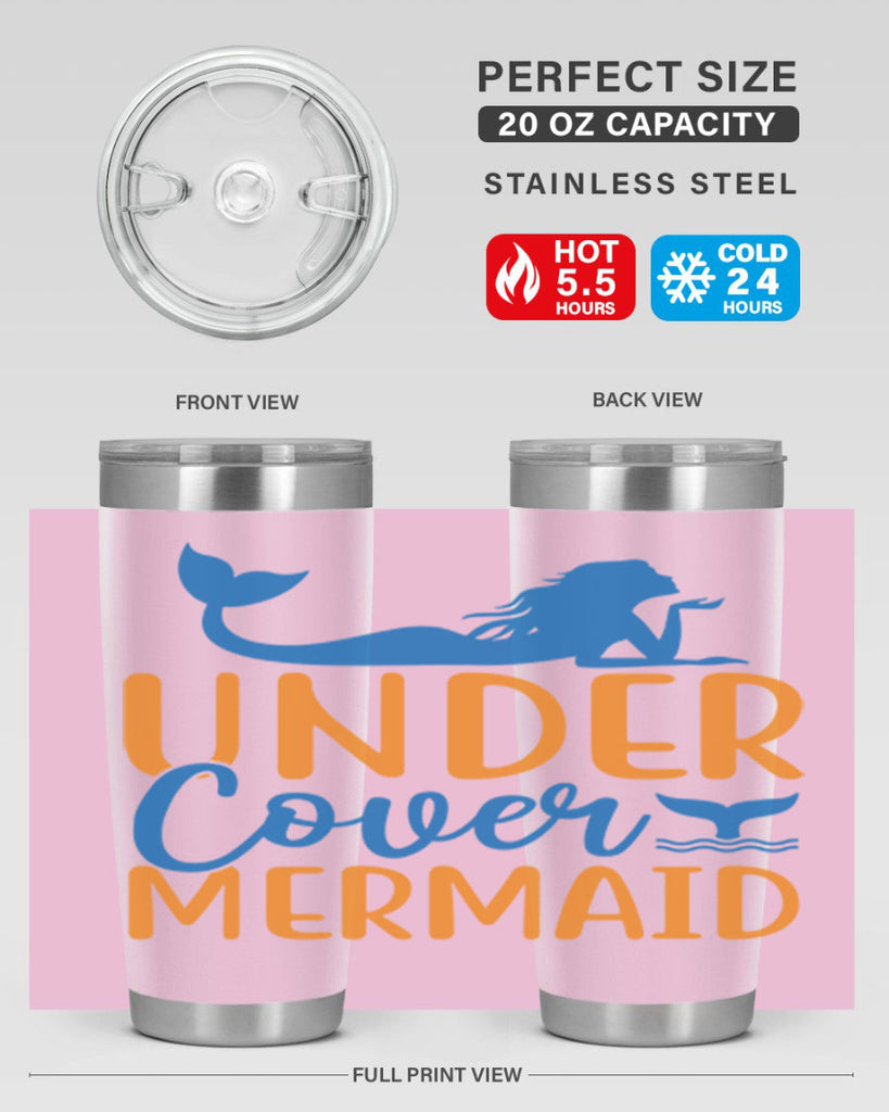 Under Cover Mermaid 644#- mermaid- Tumbler