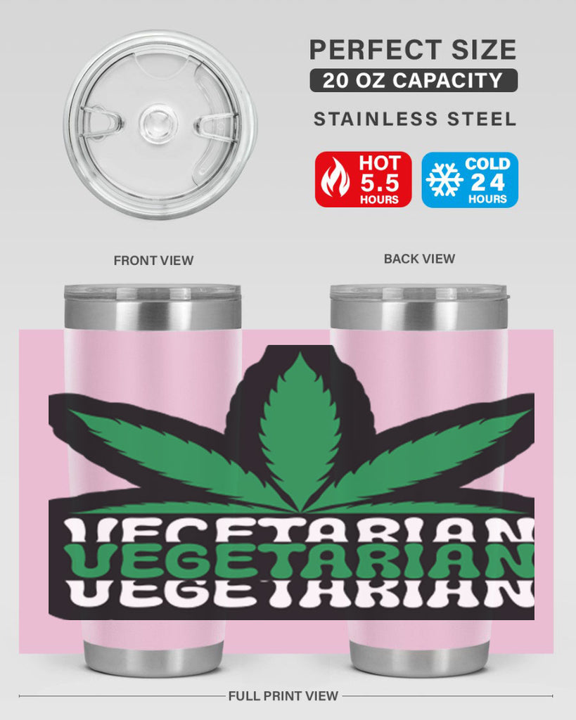 Vegetarian 271#- marijuana- Tumbler