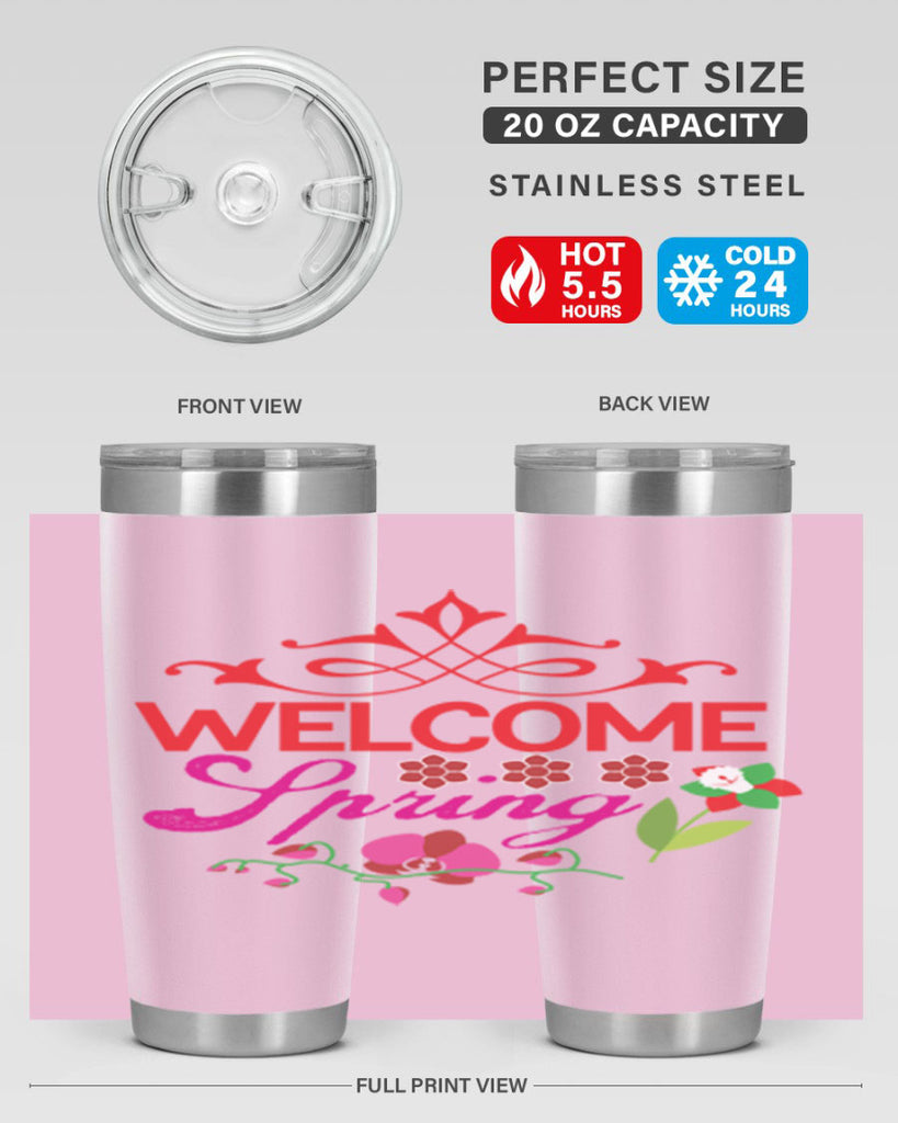 Welcome Spring 580#- spring- Tumbler