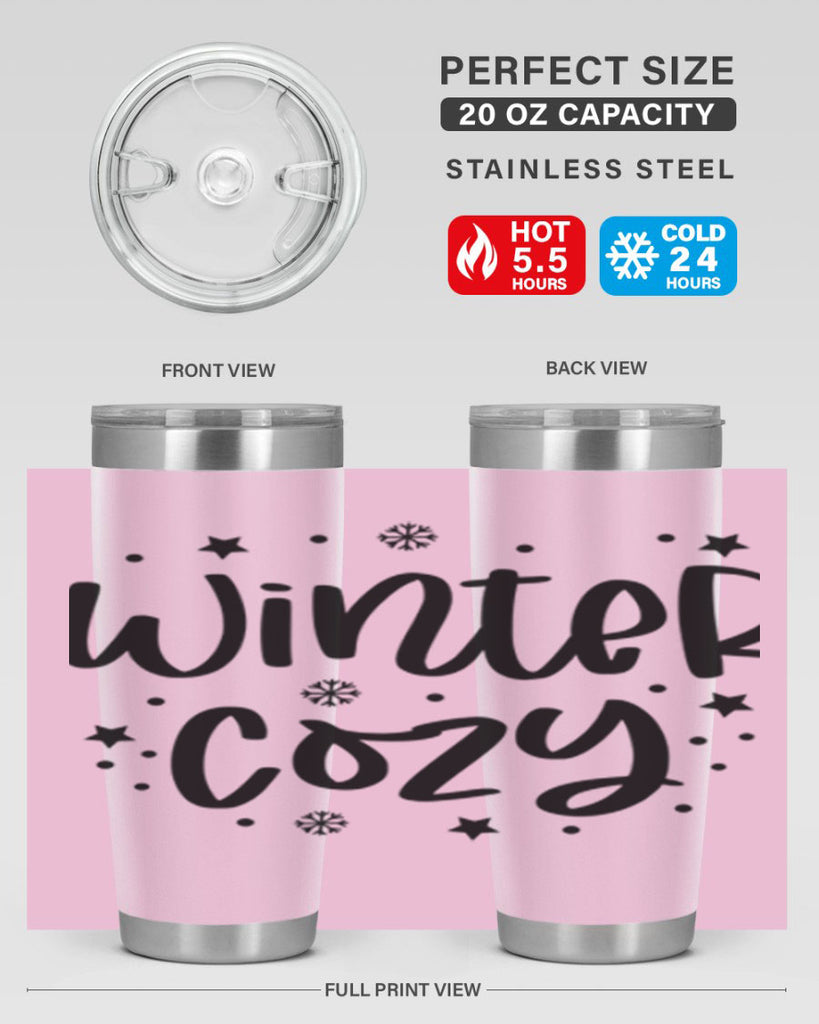 Winter Cozy498#- winter- Tumbler