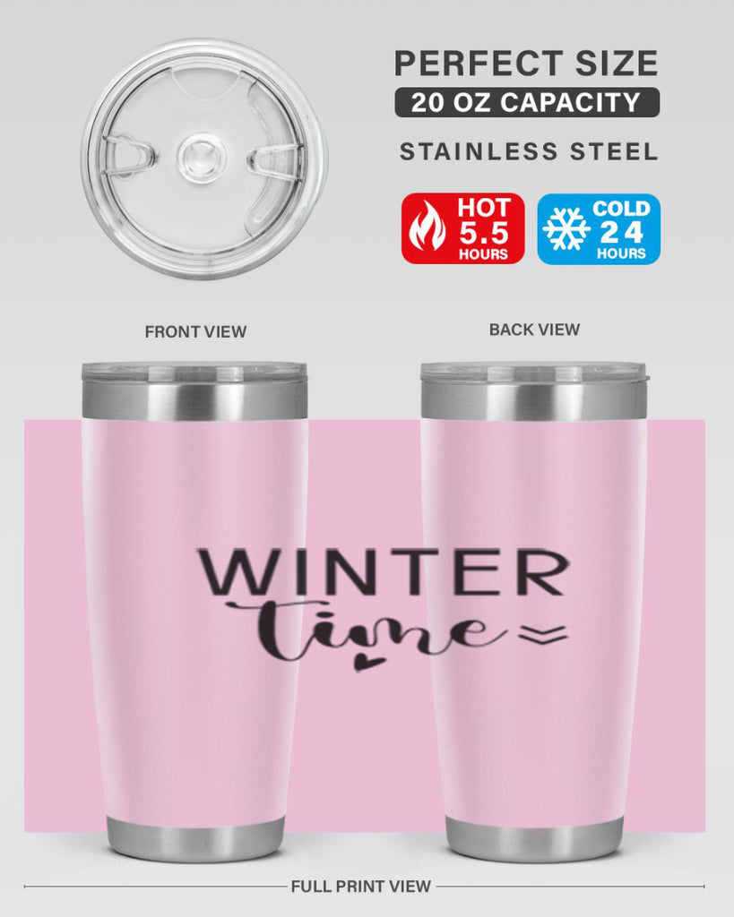 Winter Time 526#- winter- Tumbler