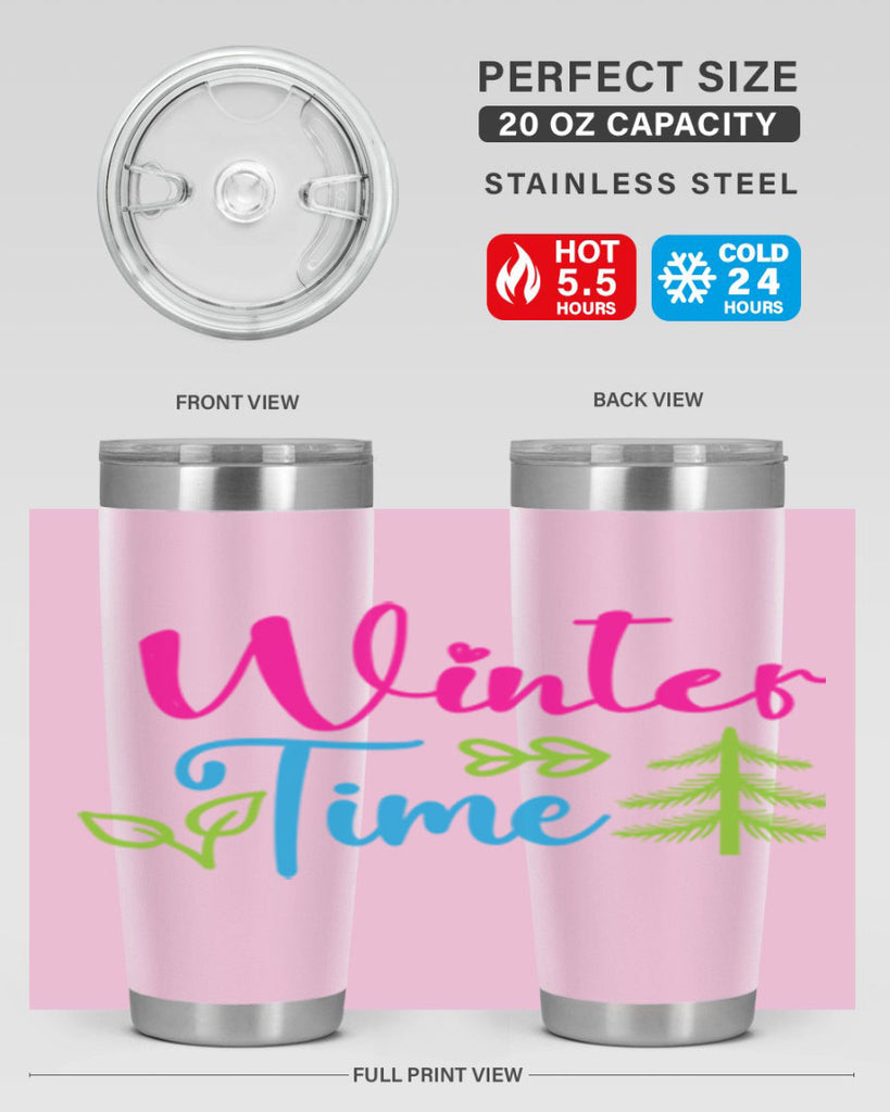 Winter Time 528#- winter- Tumbler