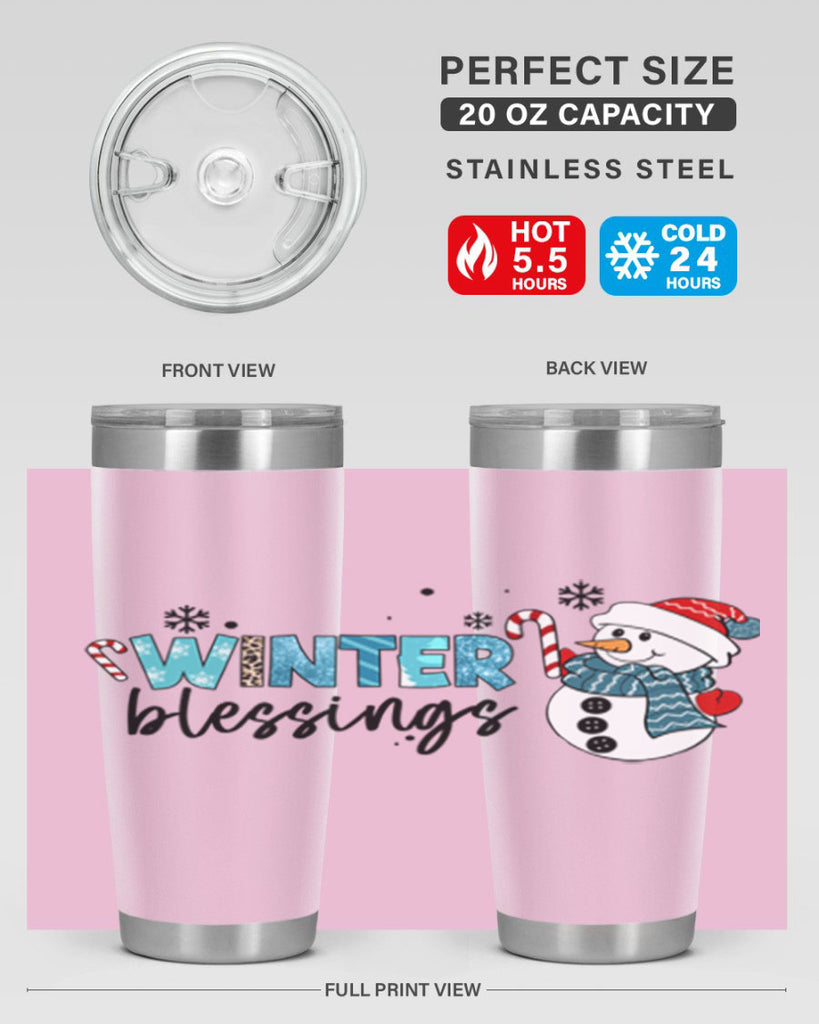 Winter blessings 570#- winter- Tumbler