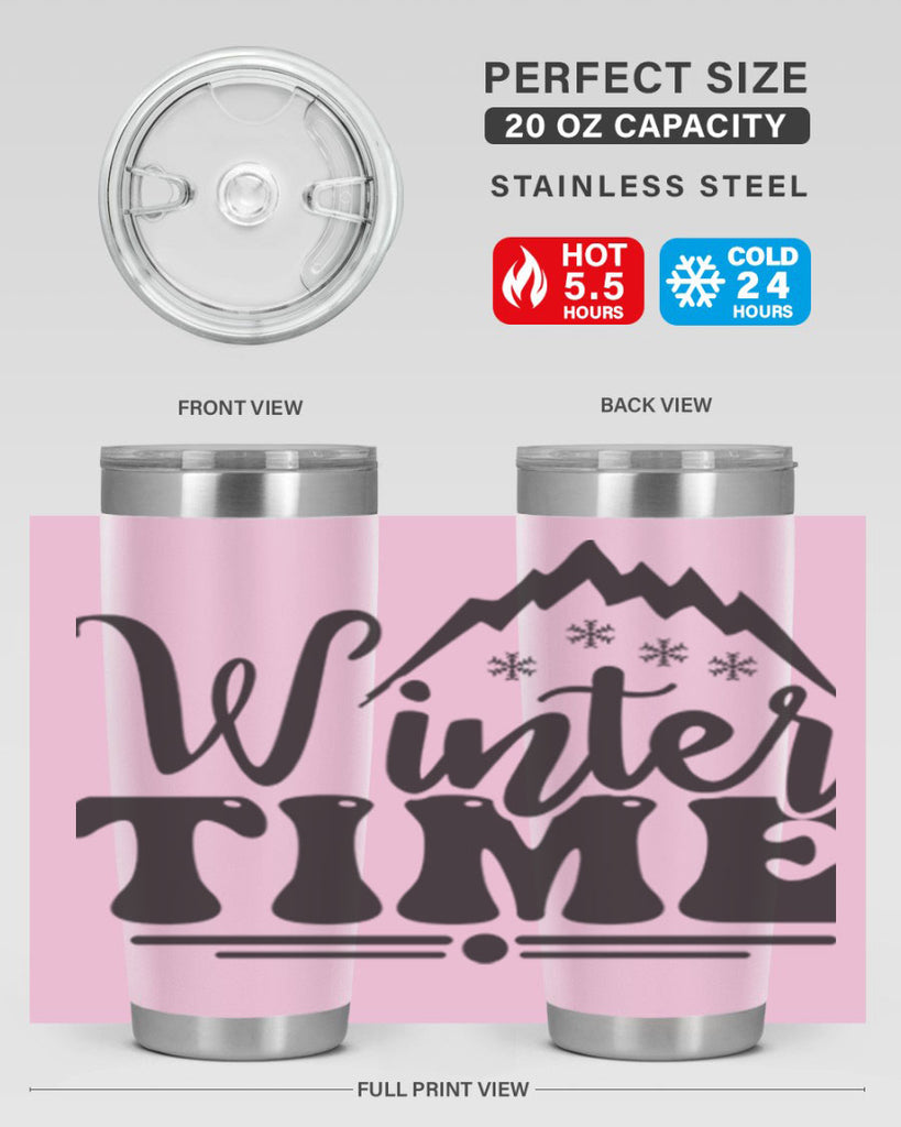 Winter time 566#- winter- Tumbler