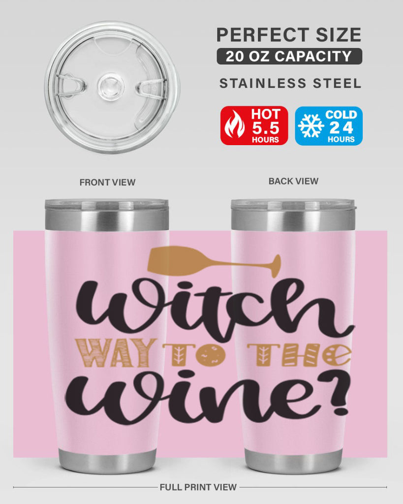 Witch Way to the Wine 651#- fall- Tumbler