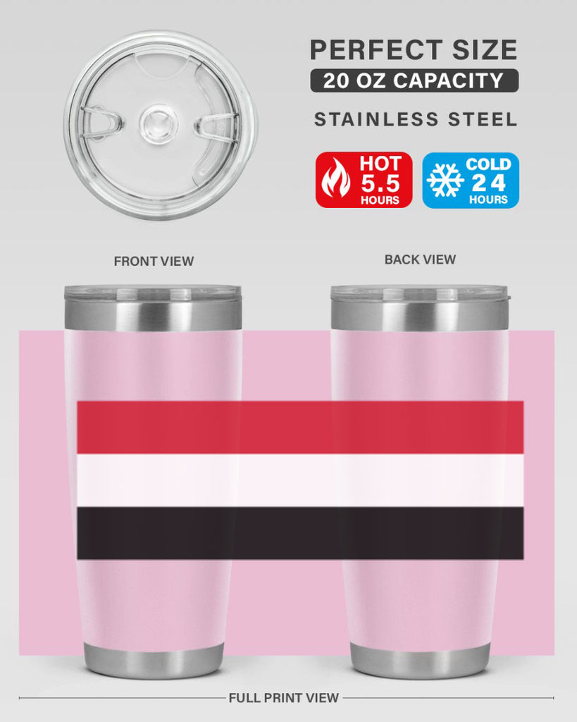 Yemen 3#- world flags- Tumbler