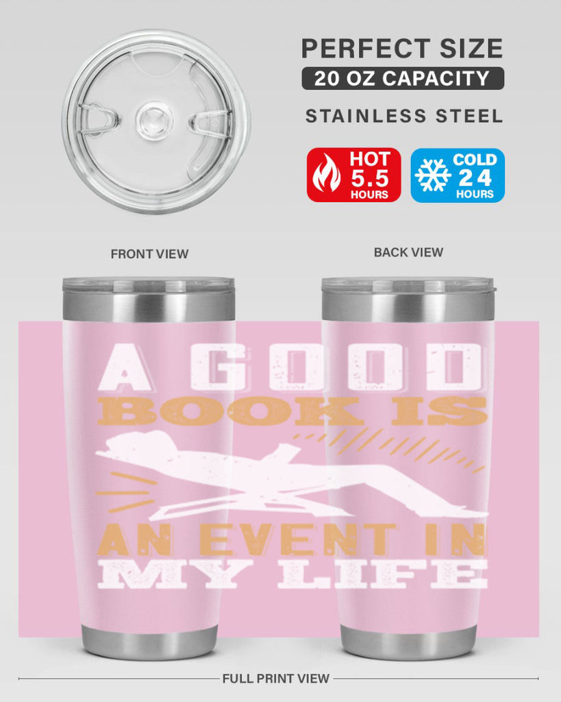 a good book is an event in my life 78#- reading- Tumbler