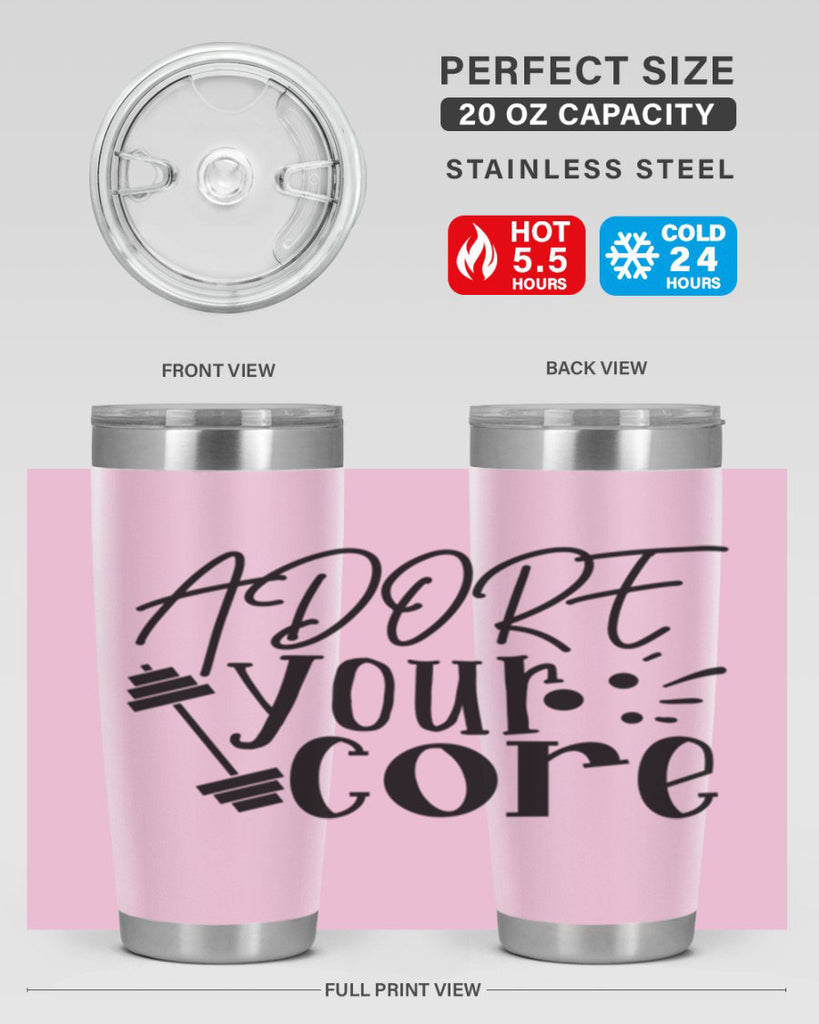 adore your core 53#- gym- Tumbler