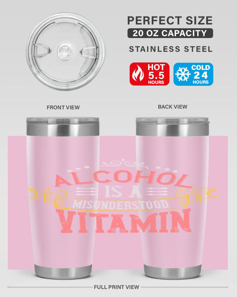 alcohol is a misunderstood vitamin 50#- cooking- Tumbler