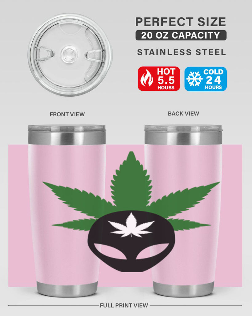 alien cannabis 11#- marijuana- Tumbler