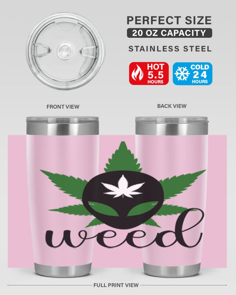 alien weed 12#- marijuana- Tumbler