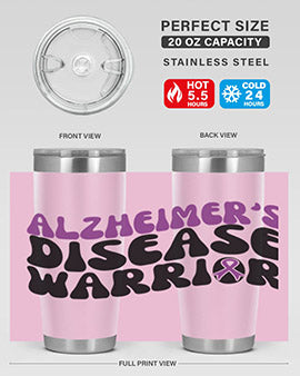 alzheimer s disease warrior 4#- alzheimers- Tumbler