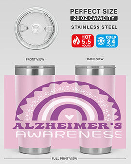 alzheimers awareness style 46#- alzheimers- Tumbler