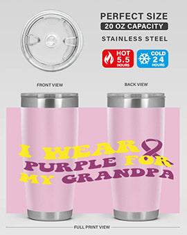 alzheimers awareness style 65#- alzheimers- Tumbler