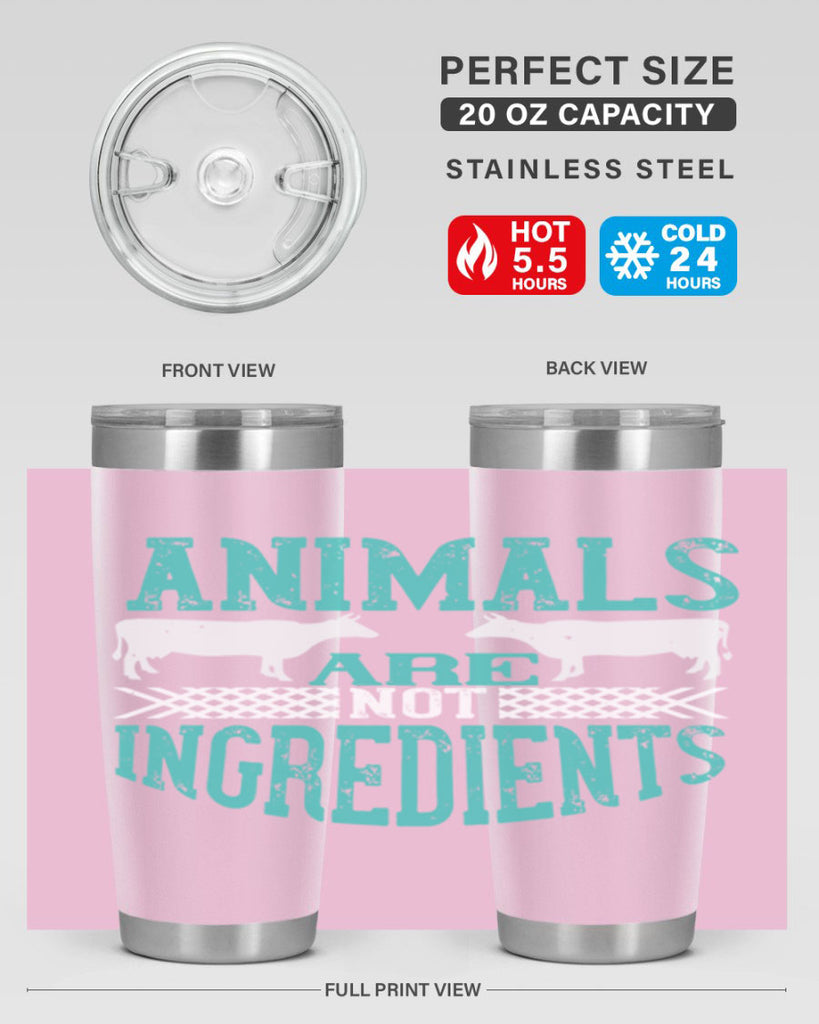 animals are not ingredients 103#- vegan- Tumbler