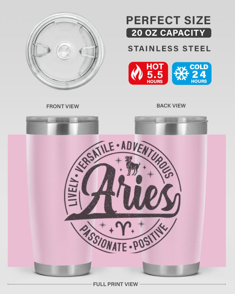 aries 102#- zodiac- Tumbler