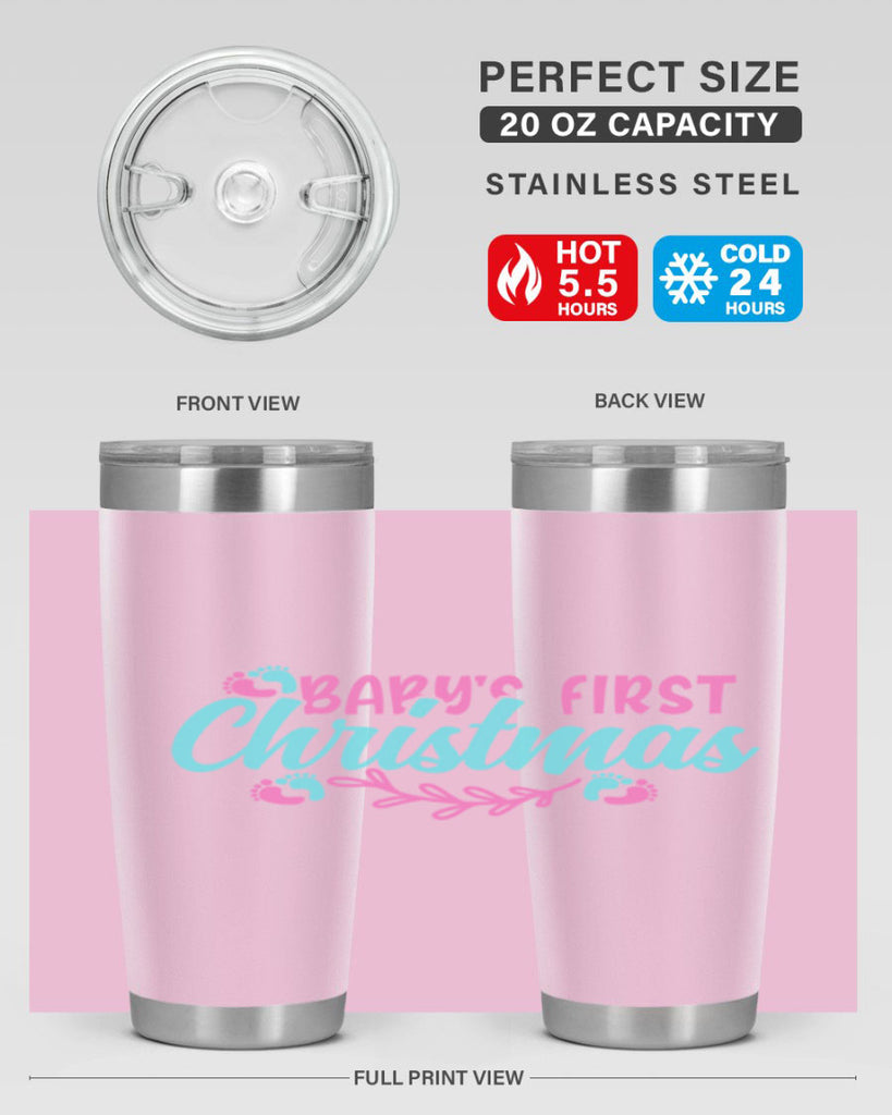 babys first christmas Style 287#- baby- tumbler