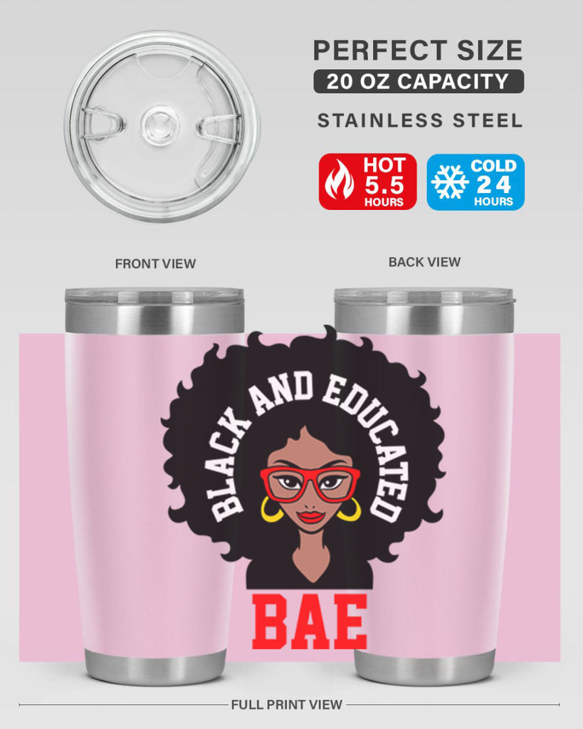 bae black and educated 267#- black words phrases- Cotton Tank