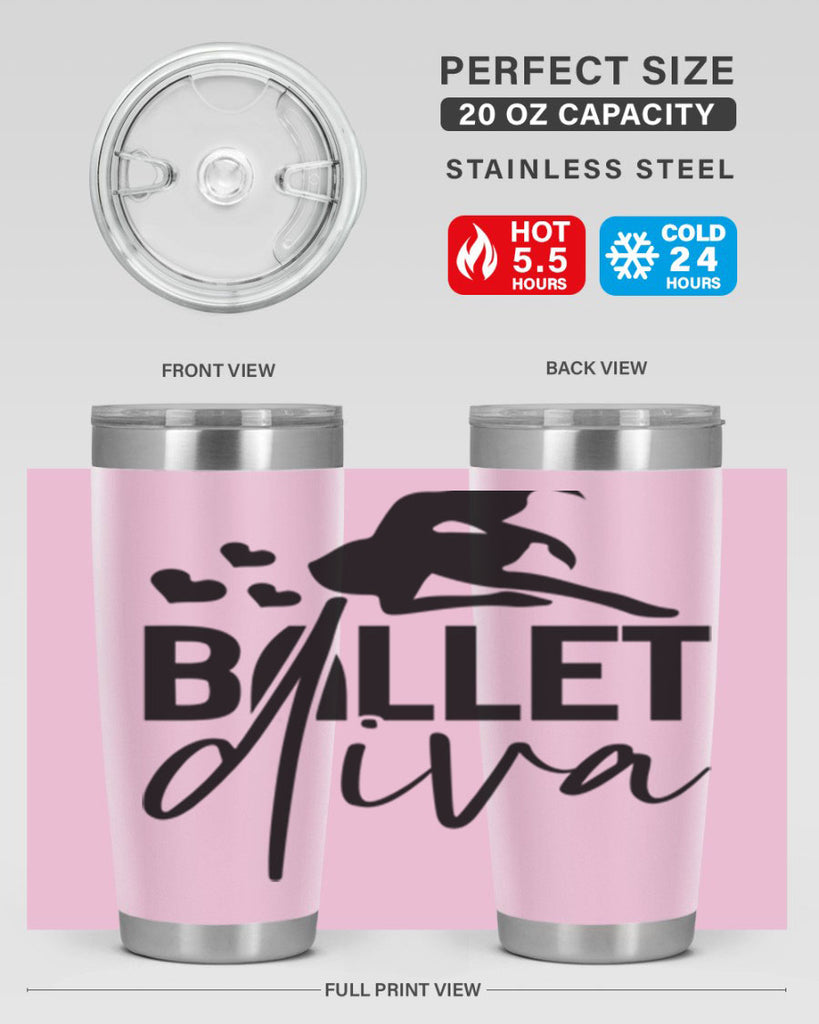 ballet diva 4#- ballet- Tumbler